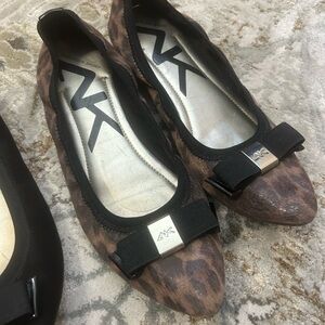 Anne Klein Sport Brown Leopard Flats 8.5